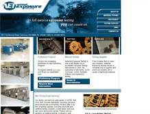 Tablet Screenshot of nationalexposuretesting.com